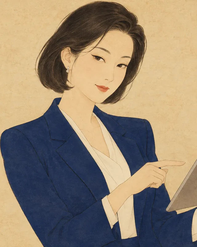 윤복 앵커 그림